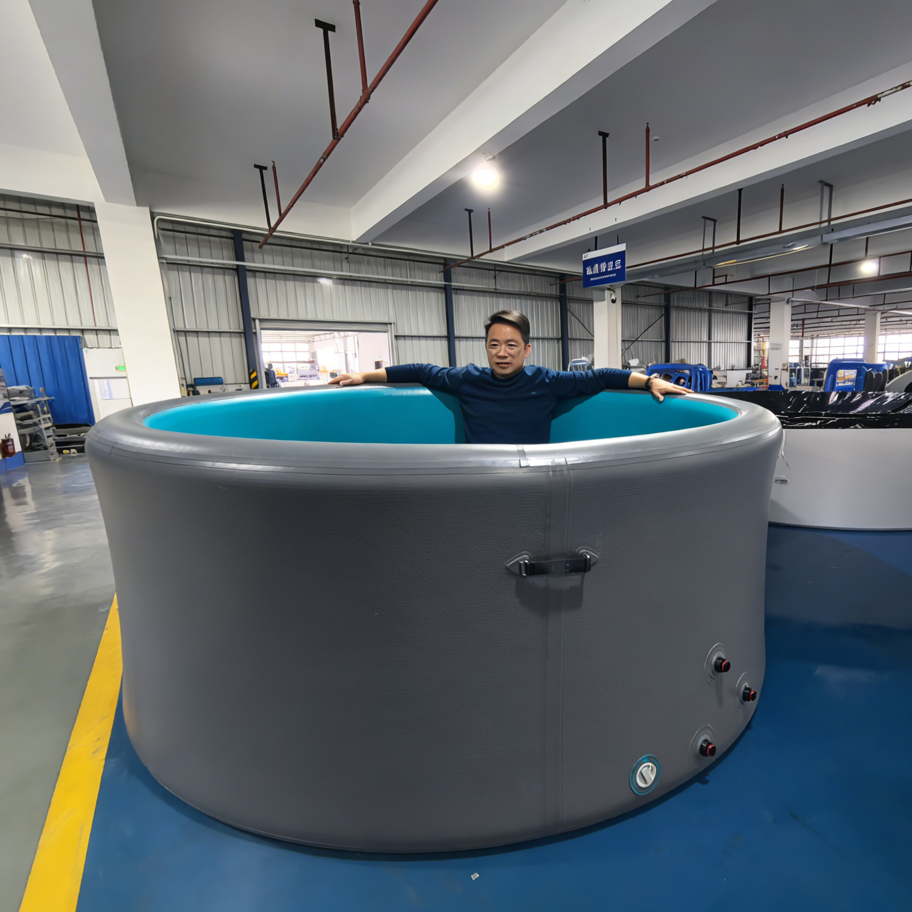 Inflatable SPA bathing bucket