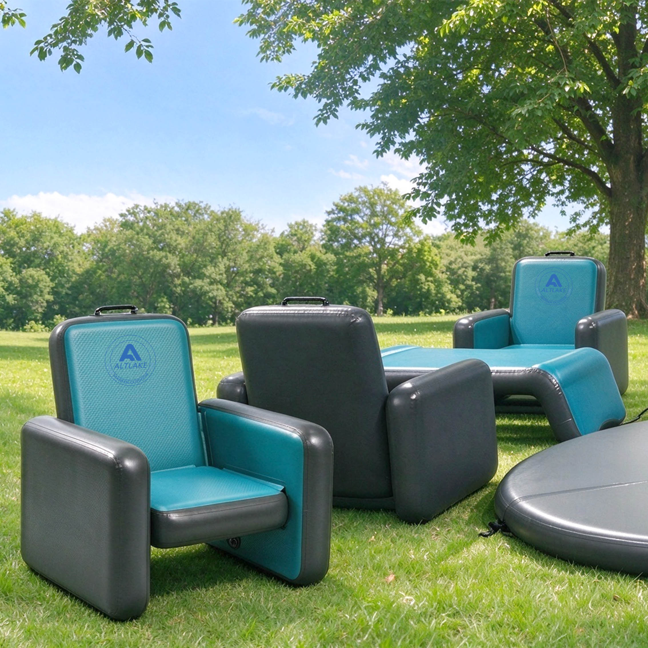 Inflatable sofa and table